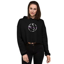 Load image into Gallery viewer, vortex error Crop Hoodie