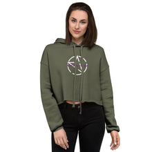 Load image into Gallery viewer, vortex error Crop Hoodie
